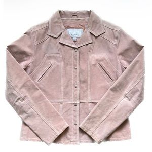 Women’s Wilson’s Leather Maxima Pink Snap Coat Size Large